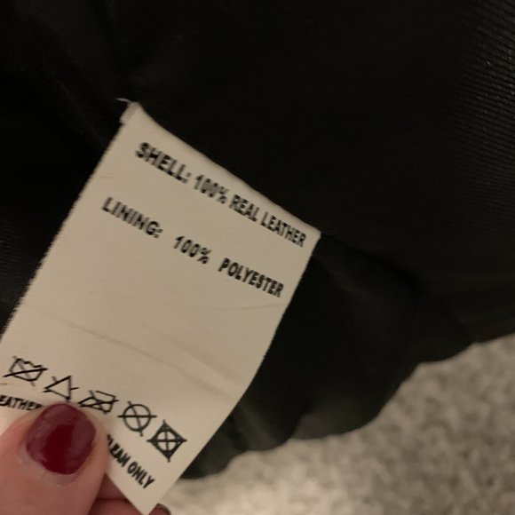 Leather Bomber Jacket - Picture 6 of 6